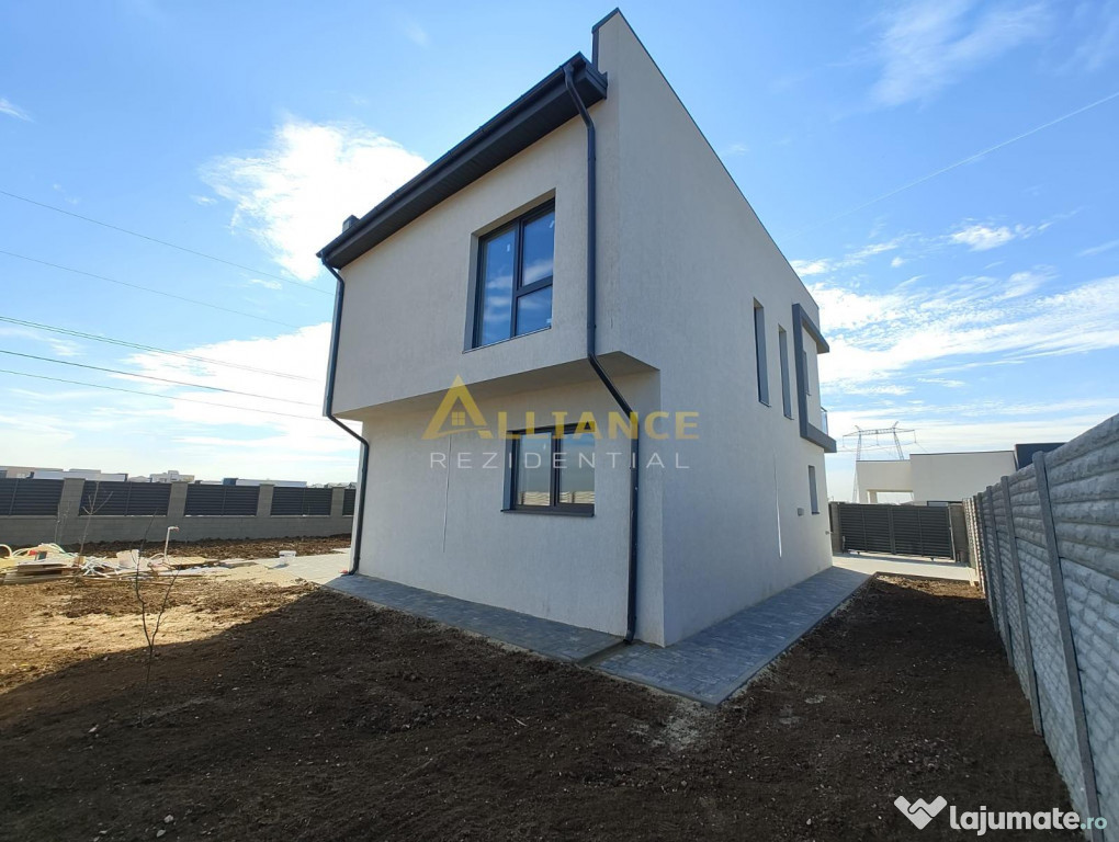 Vila individuala cu 4 camere 3 bai teren 364mp