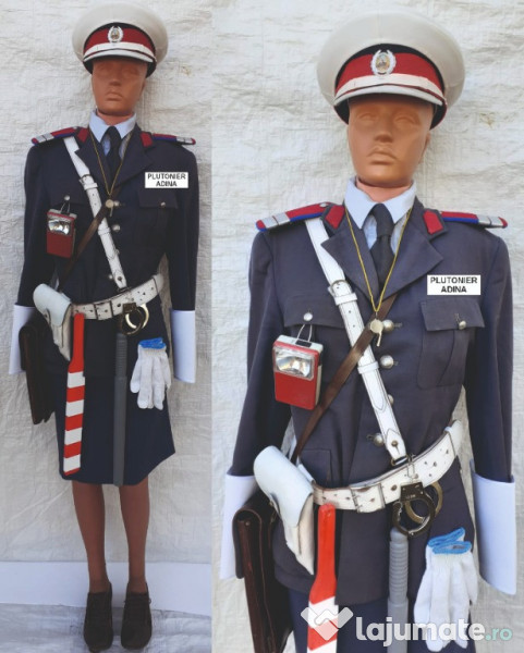 Manechine militare, comuniste, militie, circulatie, ofiteri RSR