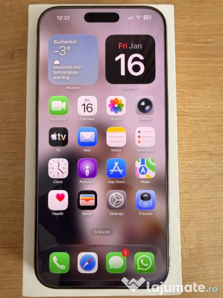 IPhone 16 Pro Max - Natural Titanium - 256GB - ca nou