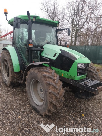 Tractor Deutz Fahr 5120 C + plug Pottinger