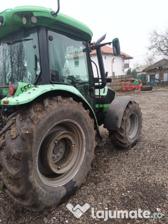 Tractor Deutz Fahr 5120 C + plug Pottinger