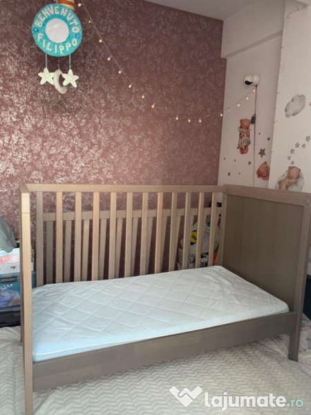 Pătuț bebe Sundvik Ikea 60x120 