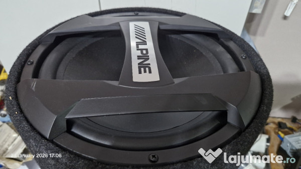 Amplificator Alpine + subwoofer 