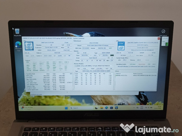 Asus 14' i3-10110u, 256gb SSD, 8gb RAM, Windows 11 