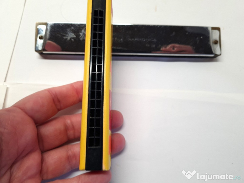 Tată și fiul/fiica - 2 muzicuțe vechi de folosit sau de colecționat 