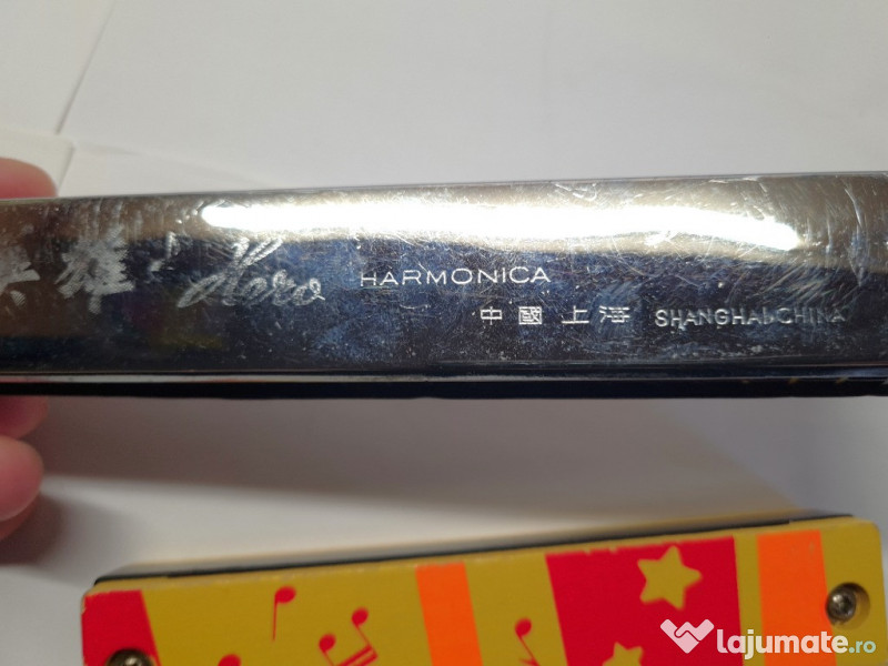 Tată și fiul/fiica - 2 muzicuțe vechi de folosit sau de colecționat 