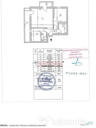 Brancoveanu - Turnu Magurele apartament 2 camere