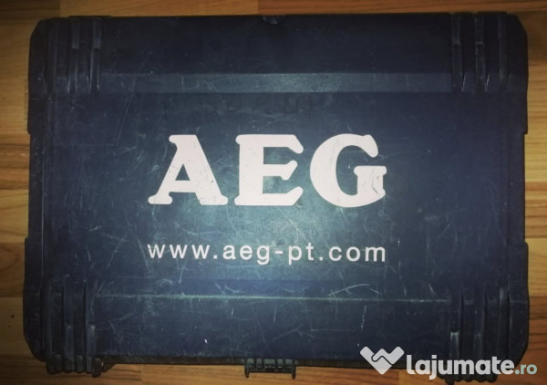 Aeg bs 14 4 x Rotary Hammer Drill In Hard Case + seturi de burghiuri 