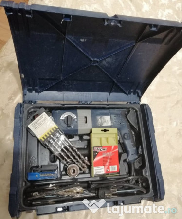 Aeg bs 14 4 x Rotary Hammer Drill In Hard Case + seturi de burghiuri 