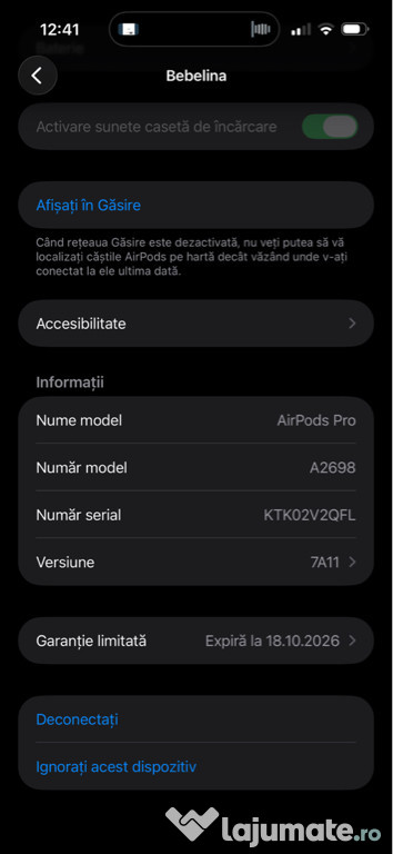 Căști airpods 2 pro (anul 2022) 