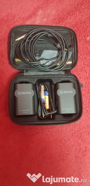Sistem wireless Boya audio,pentru inregistrari 