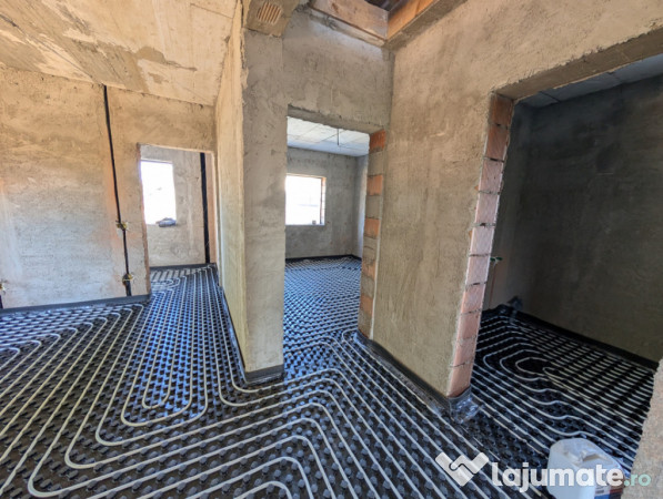 Casa Lilieci, la Cheie, încălzire în pardoseală 