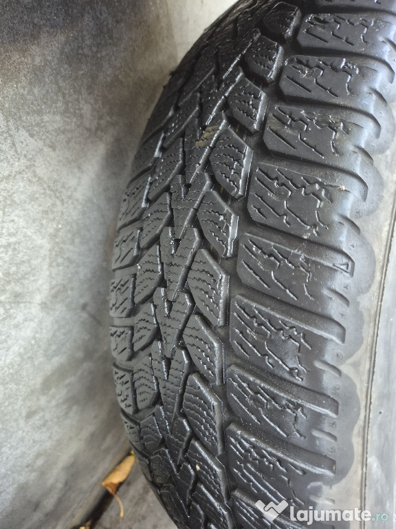 Cauciucuri iarna cu jante de tabla 