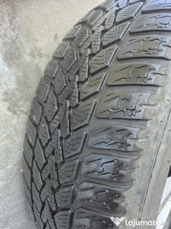 Cauciucuri iarna cu jante de tabla 