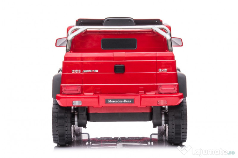 Masinuta electrica Mercedes G63 6x6 210W 12V 10Ah RED
