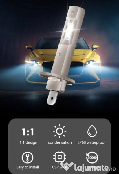 Becuri Led cu lumina albă rece 