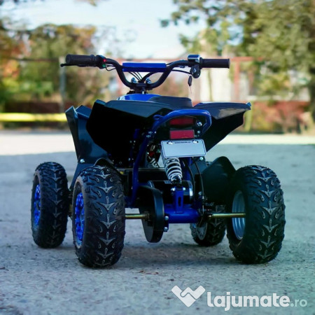 ATV electric Kinder Eco Wolf XXL 1200W 48V cu 3 viteza 6 inch blue 