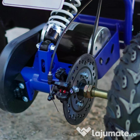 ATV electric Kinder Eco Wolf XXL 1200W 48V cu 3 viteza 6 inch blue 