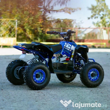 ATV electric Kinder Eco Wolf XXL 1200W 48V cu 3 viteza 6 inch blue 