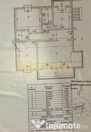 3 camere de vânzare | Cosmopolis | Terasă | 2 locuri pa... 