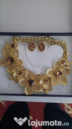 Colier și cercei unicat fabricație spania