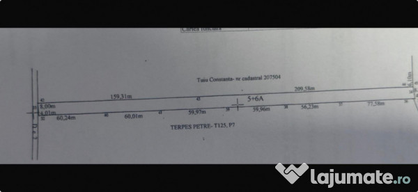 Teren extravilan, 4523 mp, zona Cernele