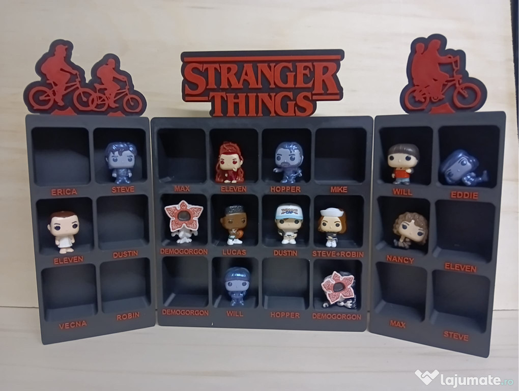 Căsuță / box / Stand figurine Kinder Joy Stranger Things 