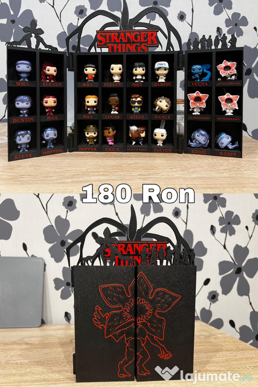 Căsuță / box / Stand figurine Kinder Joy Stranger Things 