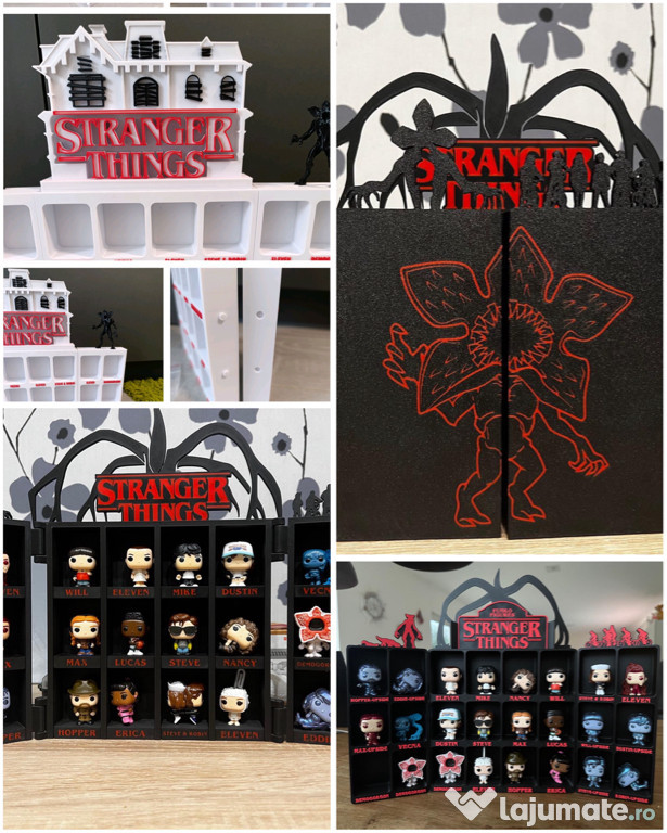 Căsuță / box / Stand figurine Kinder Joy Stranger Things 