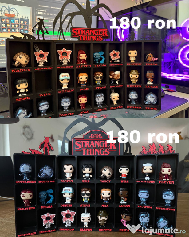 Căsuță / box / Stand figurine Kinder Joy Stranger Things 