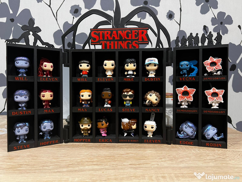 Căsuță / box / Stand figurine Kinder Joy Stranger Things 