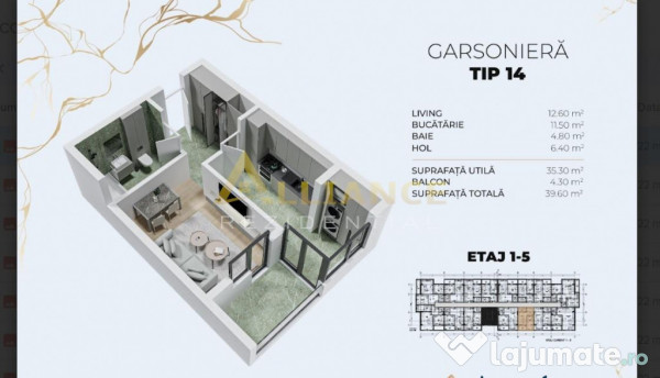 Metrou Berceni Garsoniera Decomandata 