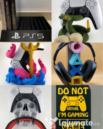 Stand / suport controllere și căști PlayStation 