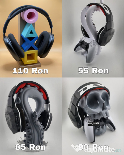 Stand / suport controllere și căști PlayStation 
