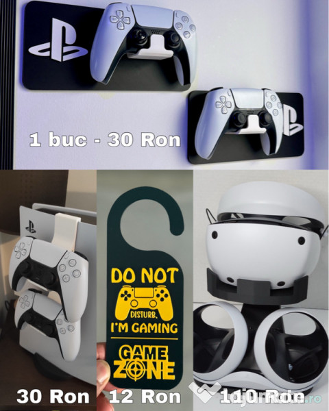 Stand / suport controllere și căști PlayStation 