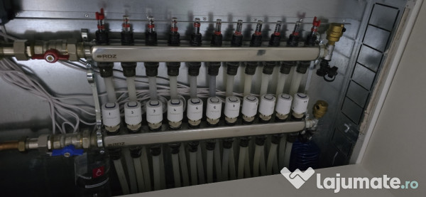 Instalez automatizare Salus incalzire in pardoseala