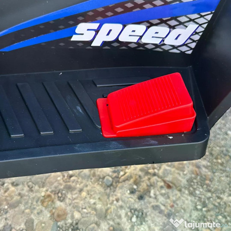 ATV electric cu maner 4 in 1, Kinderauto Hercules 35W 6V, RC #blue 