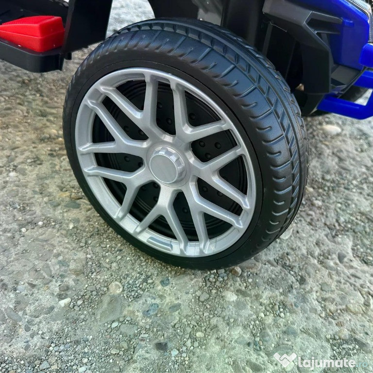 ATV electric cu maner 4 in 1, Kinderauto Hercules 35W 6V, RC #blue 