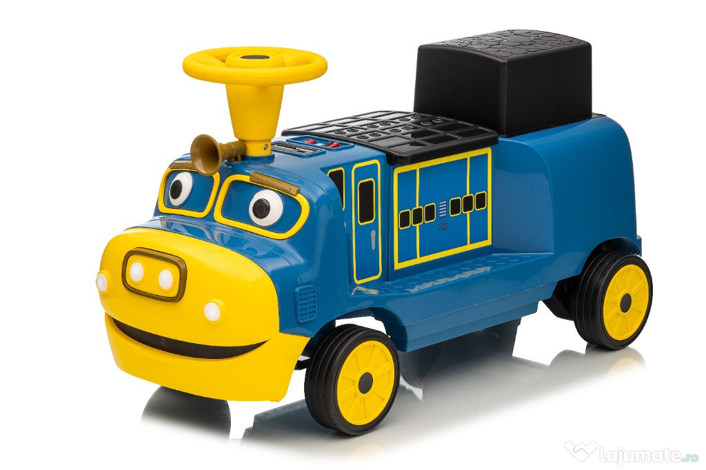 Trenulet electric pentru 2 copii CHUGGINGTON, 2x45W 12V, Blue 