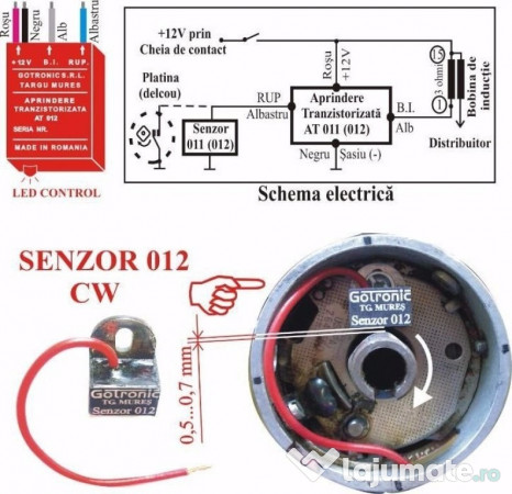 Aprindere electronica VW Broasca, Skoda, Jawa, MZ, IJ 