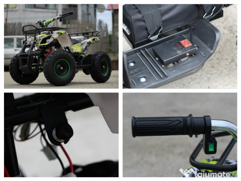 ATV electric pentru copii NITRO Torino 800W 36V Grafiti 