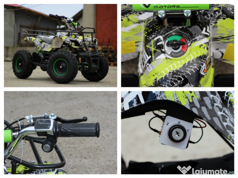 ATV electric pentru copii NITRO Torino 800W 36V Grafiti 