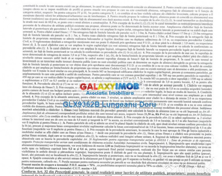 20.986 mp x80 E/mp, Teren Parcelabil in Sector 5, Regim P 2E