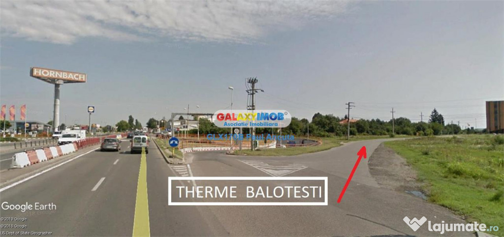 Teren Therme Balotesti 1 Ha str Petalelor cu str Fabricii 