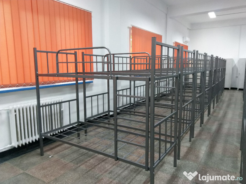 Ansamblu Pat metalic etajat - model BEL 21LYA - Livrare din Stoc 