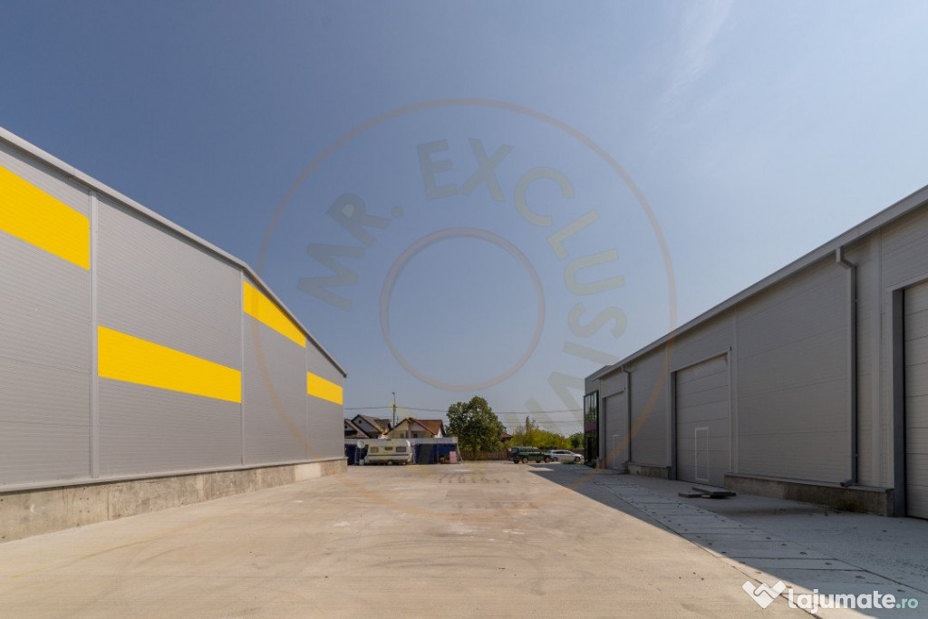 0% Comision-Inchiriere 2 hale noi zona Bascov la DN 7C 