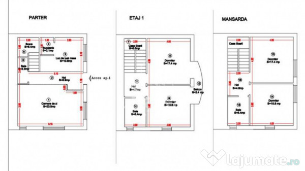 Casa noua cu 6 camere, teren 200mp, zona Dorobantilor
