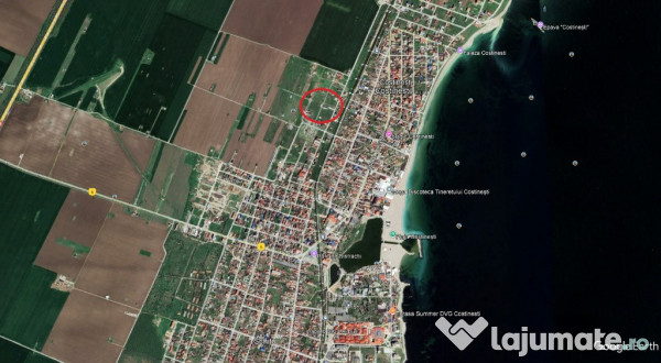 Vanzari terenuri in Costinesti zona gara 