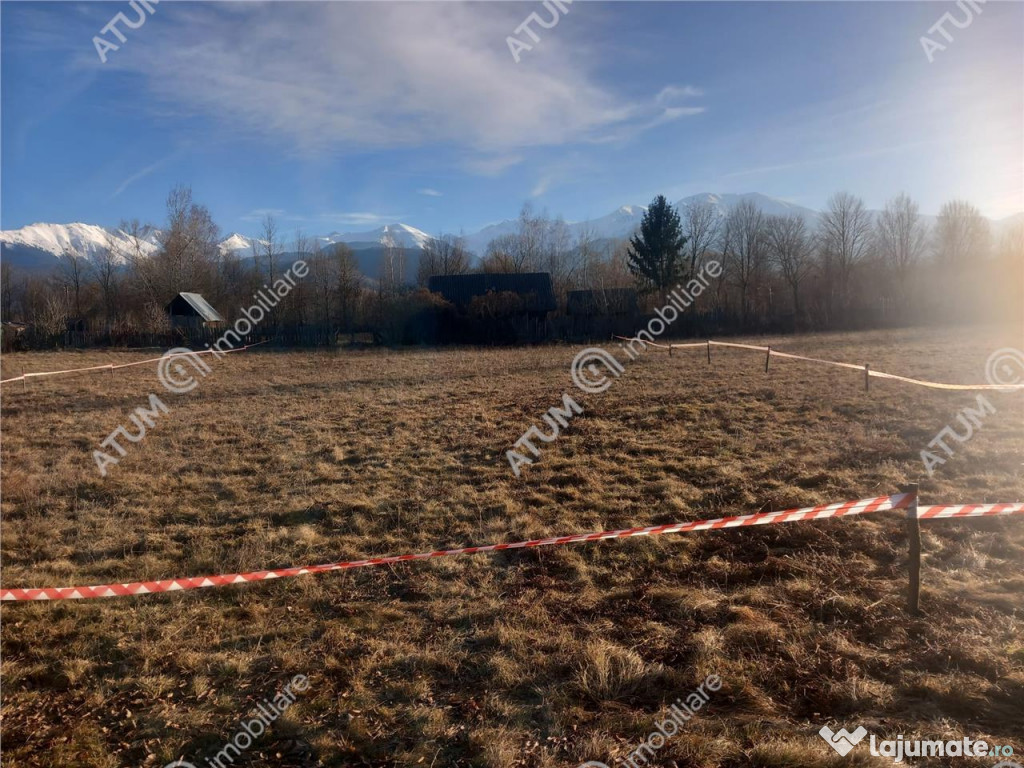 Teren intravilan de 1000 mp in Avrig zona Valea Avrigului 
