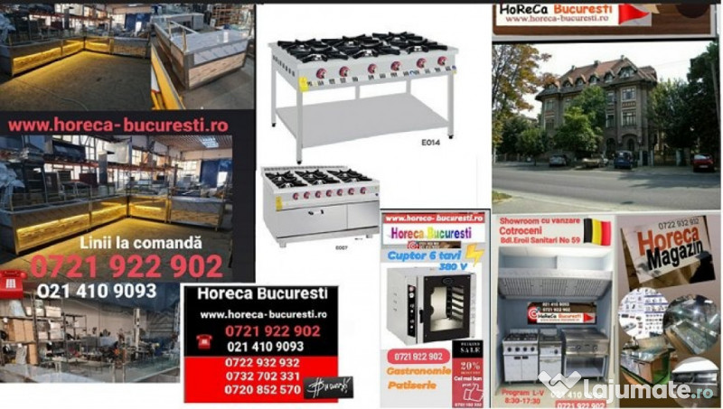 ARAGAZE alim. GAZ cu 2,3,4,6,8 FOCURI Mari -banc / pe suport 